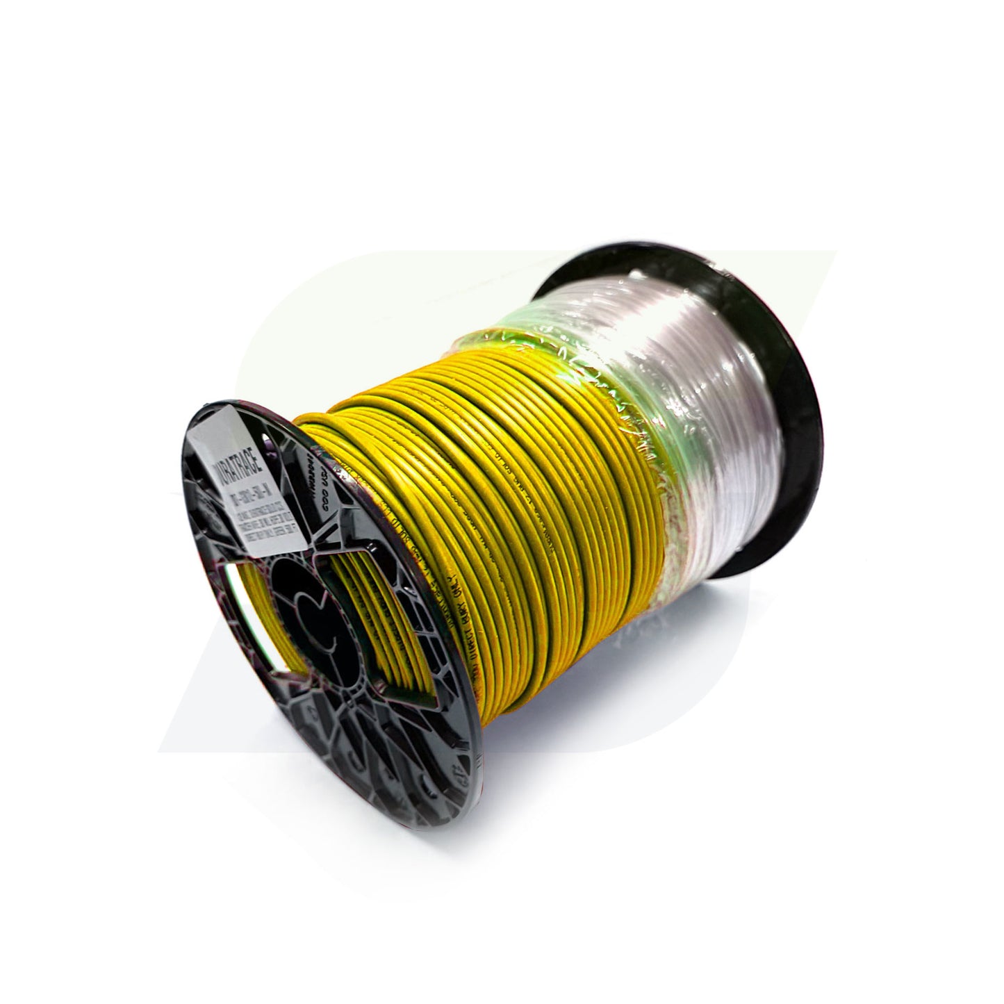 DTY-3012-500 - 12 AWG 30 mil Solid Copper Yellow Tracer Wire - 500 ft Roll