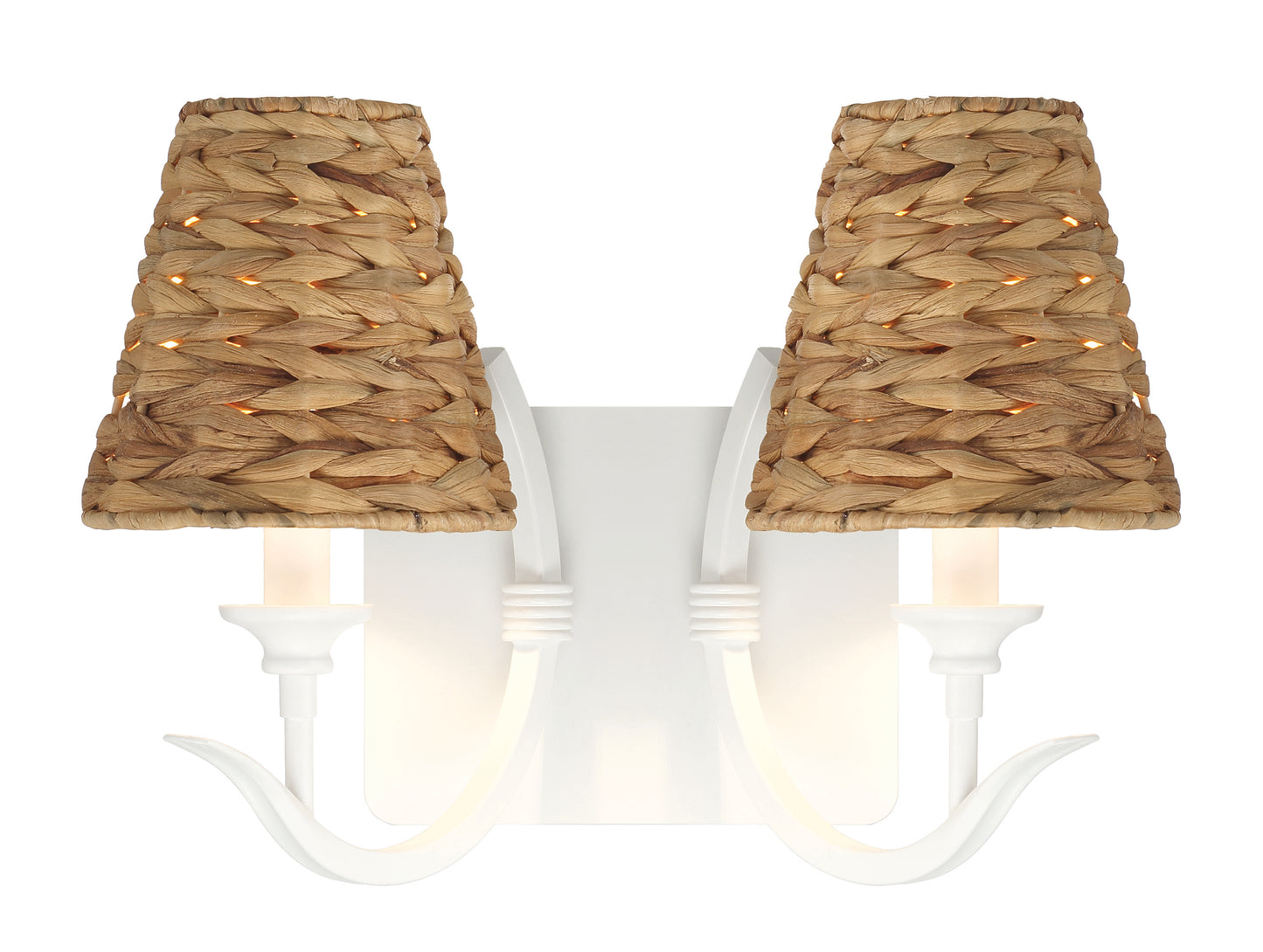 58362-MWW - Kokomo 2 Light 10.13" High Wall Sconce - Matte White