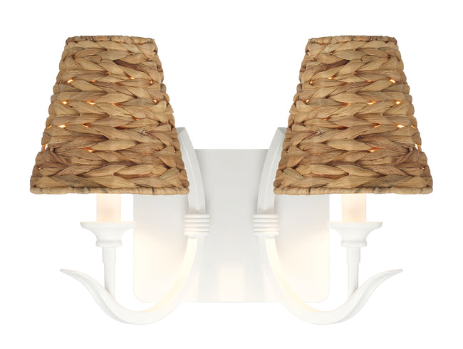 58362-MWW - Kokomo 2 Light 10.13" High Wall Sconce - Matte White