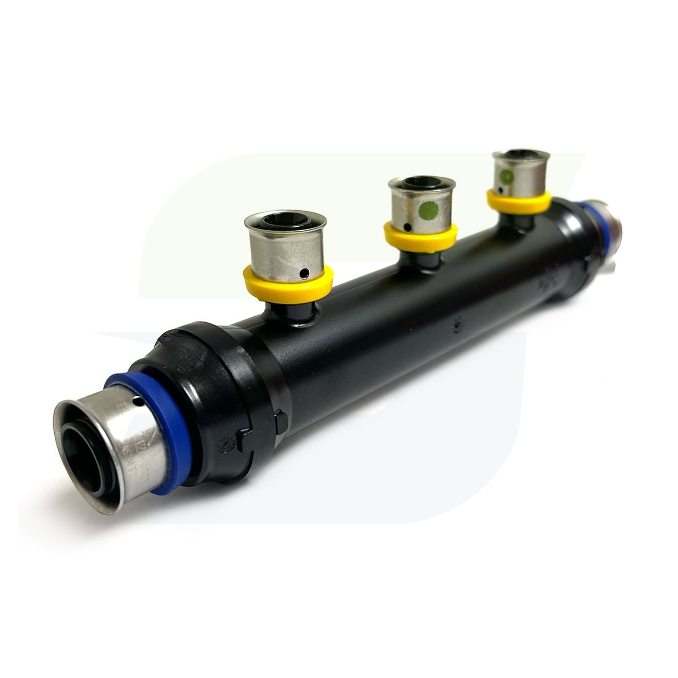 49153 - PureFlow 3 Outlets 3/4" x 3/4" x 1/2" Polymer Press Manifold