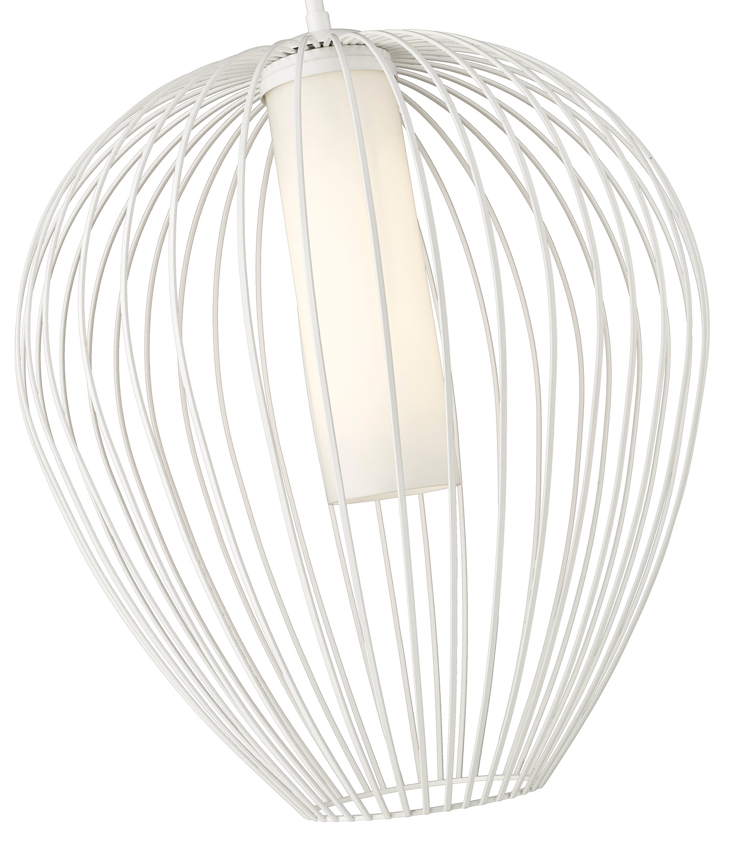7507-22TW - Savanti 1 Light 22" Pendant - Tundra White