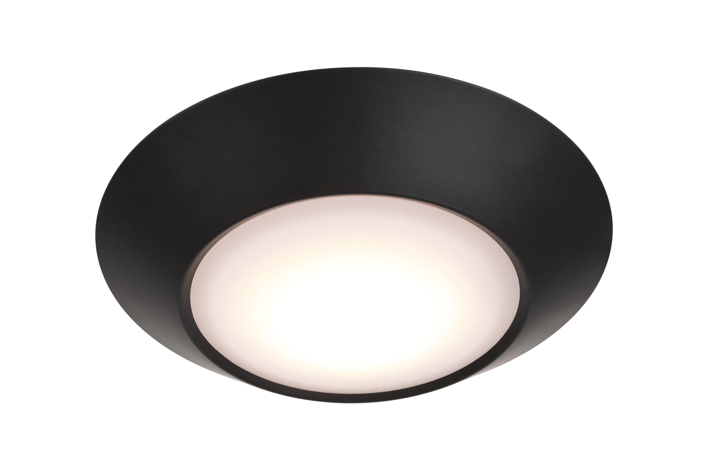 X9306-FB-LED - LED Flush 7.5" Wide Flush Mount - Flat Black