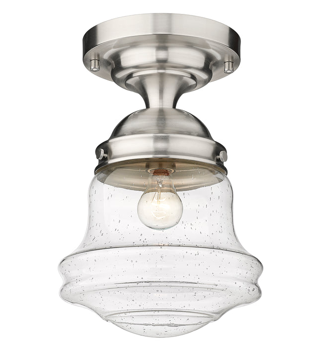 736F10-BN - Vaughn 1 Light Flush 10" Mount - Brushed Nickel