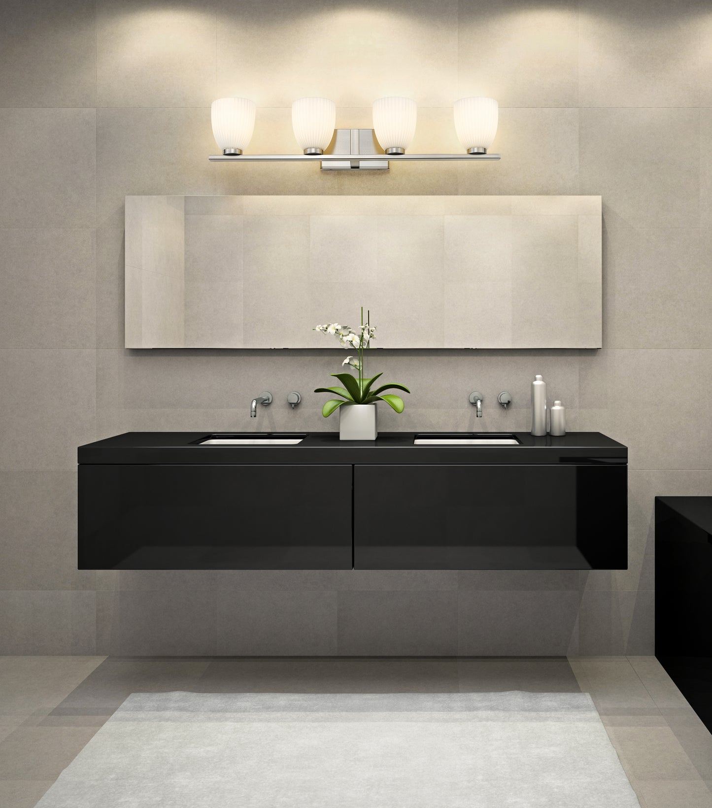 7518-4V-BN - Naya 4 Light 32" Vanity - Brushed Nickel