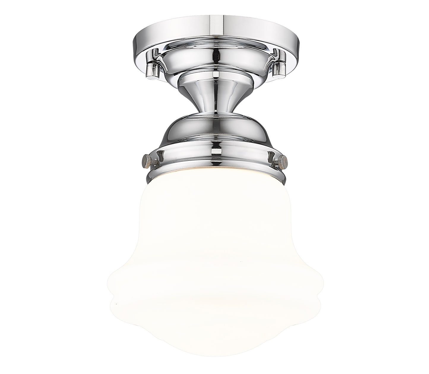 735F1-CH - Vaughn 1 Light Flush 6" Mount - Chrome