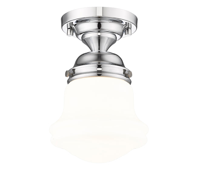 735F1-CH - Vaughn 1 Light Flush 6" Mount - Chrome
