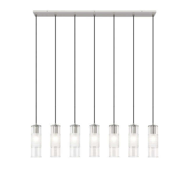 824P-7L-BN - Alton 7 Light Linear 54" Chandelier - Brushed Nickel