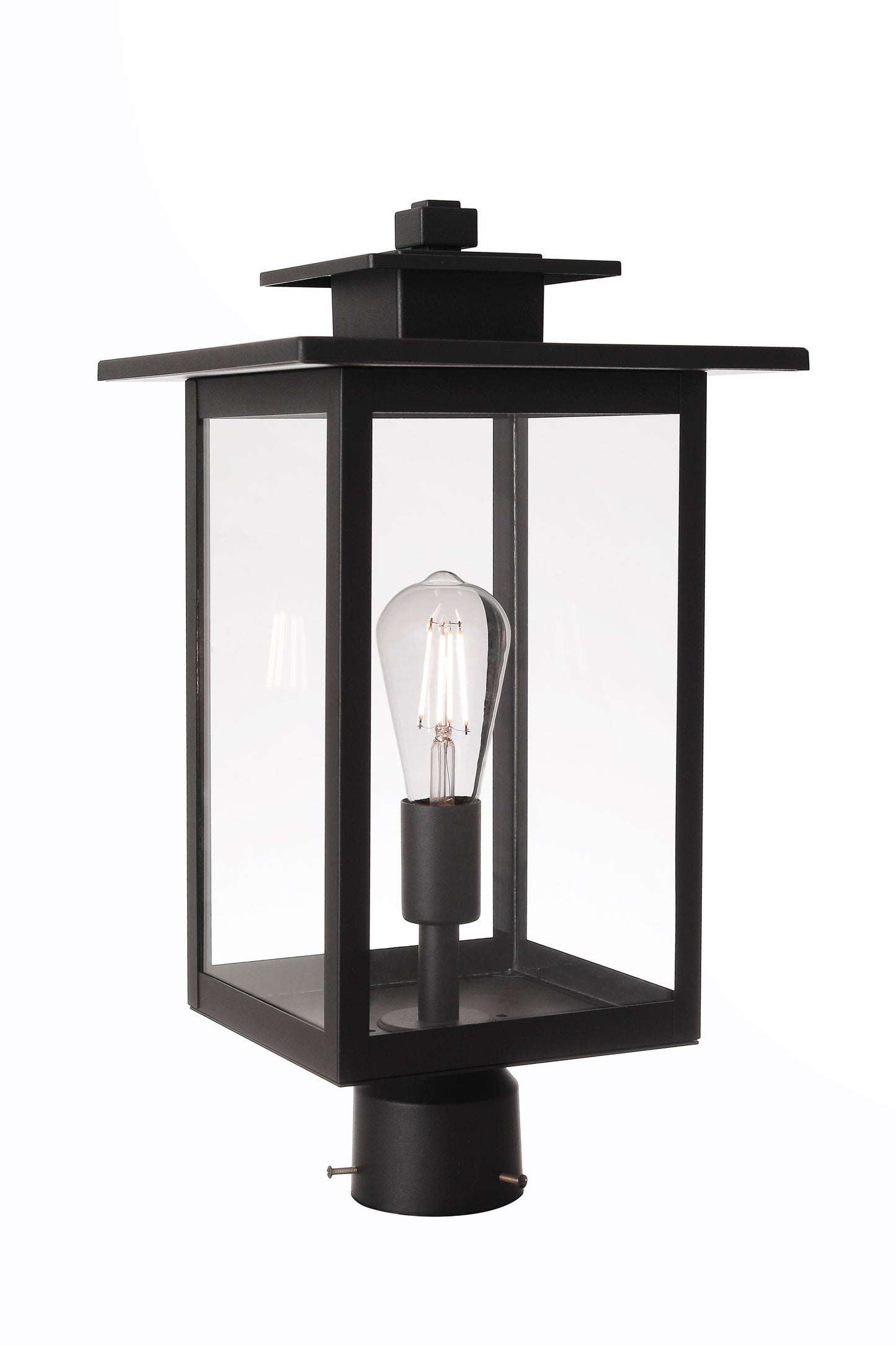 ZA7025-TB - Rock Creek 1 Light 19" High Outdoor Post - Textured Black