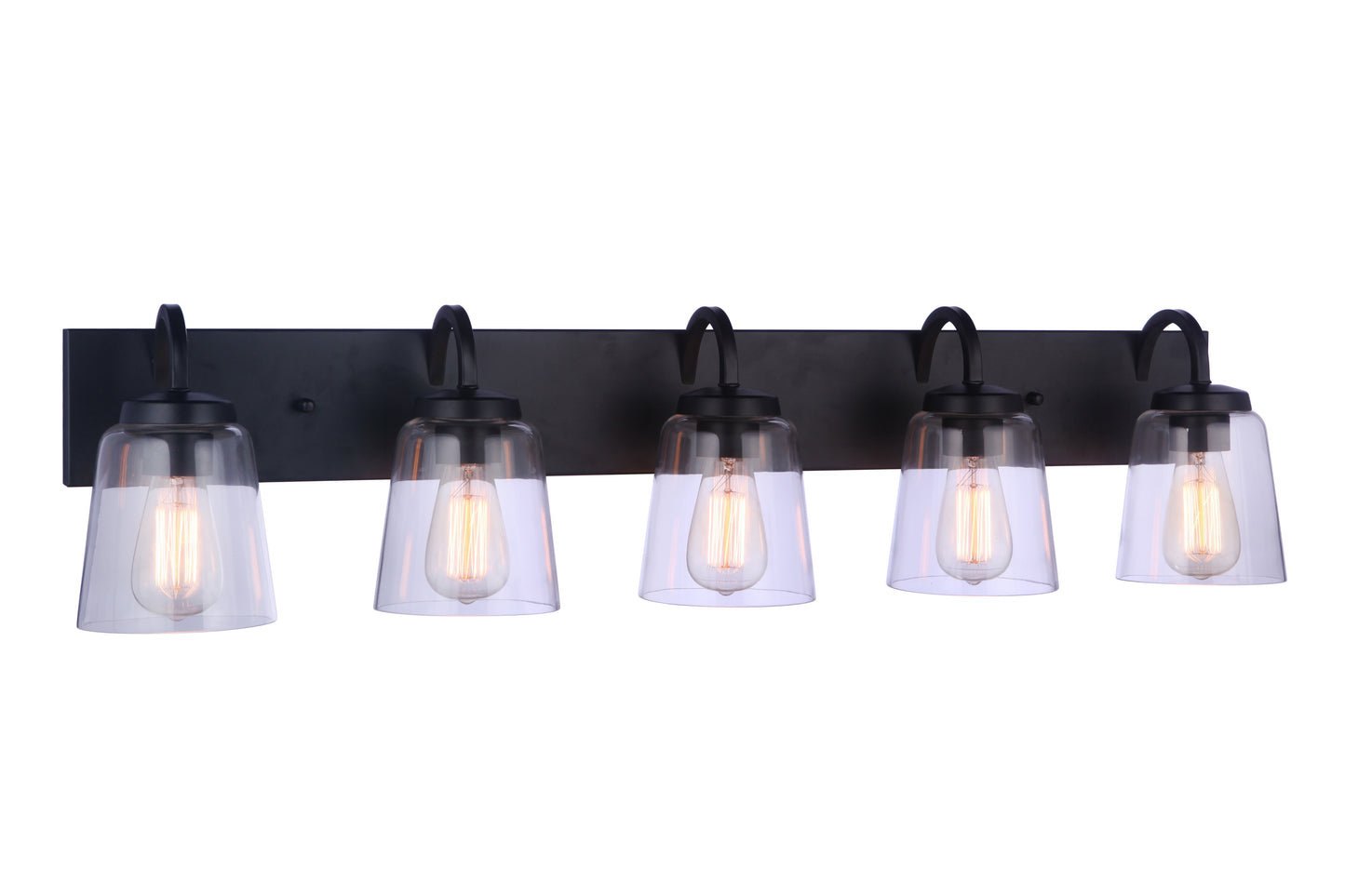 16340FB5 - Elsa 5 Light 40" Wide Vanity Light - Flat Black