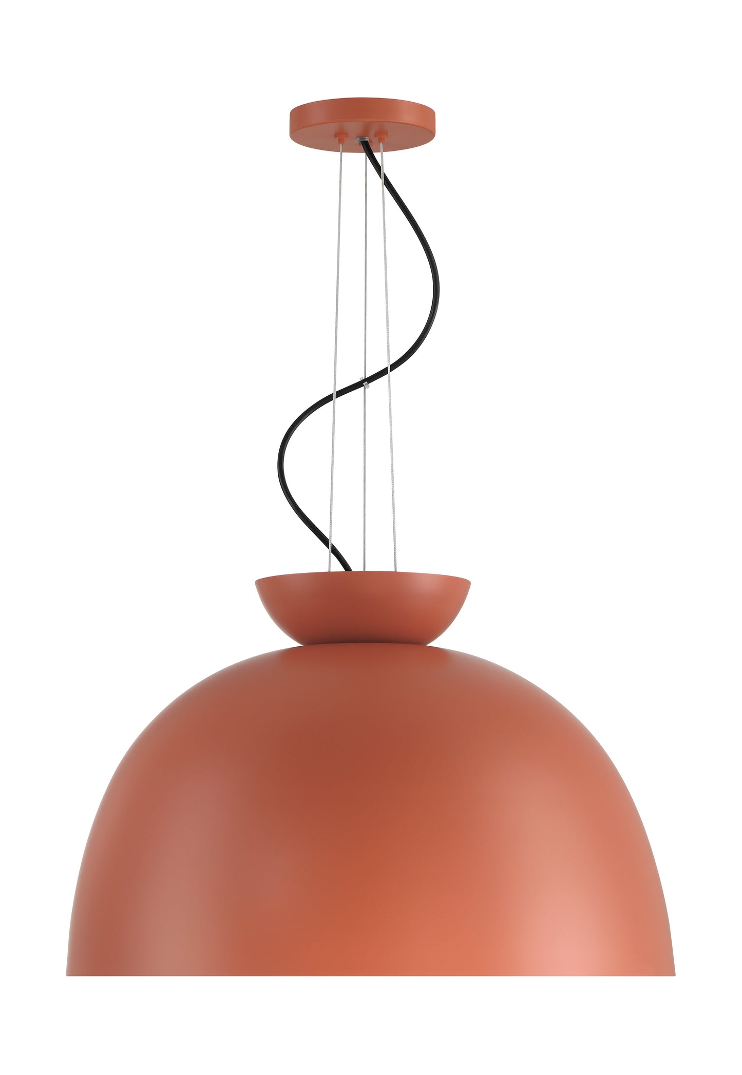 59192-BCY - Ventura Dome 1 Light 20" Wide Pendant - Baked Clay