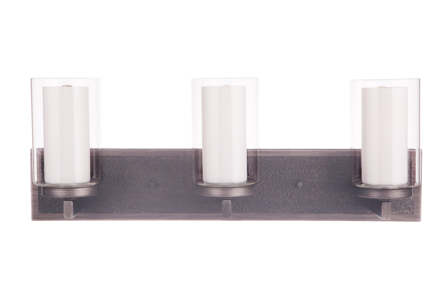 11624NIVNI3 - Texture 3 Light 24" Wide Vanity Light - Natural Iron / Vintage Iron