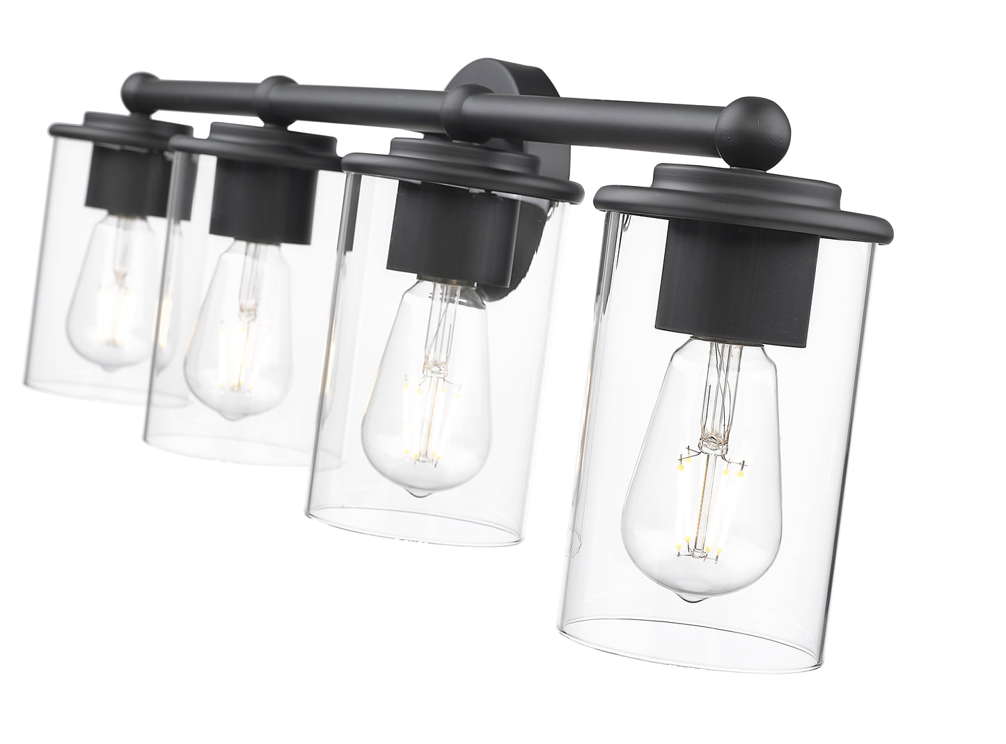 742-4V-MB - Thayer 4 Light 31" Vanity - Matte Black