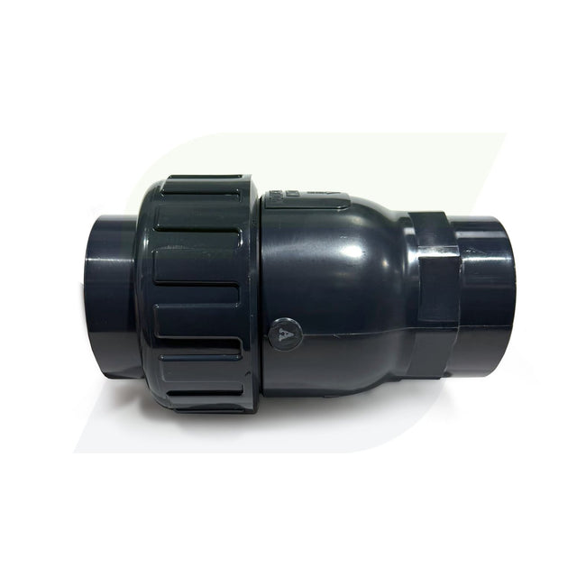 1210030 - 3" PVC Union Ball Check Valve - EPDM - Socket x Socket