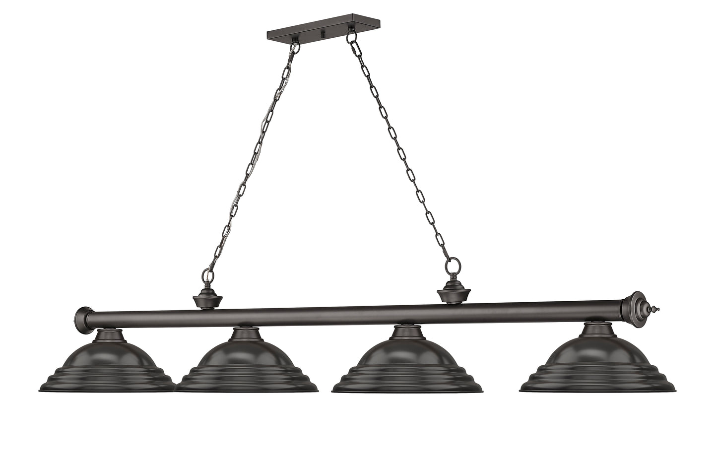 2306-4BRZ-SBRZ - Cordon 4 Light 82" Billiard - Bronze