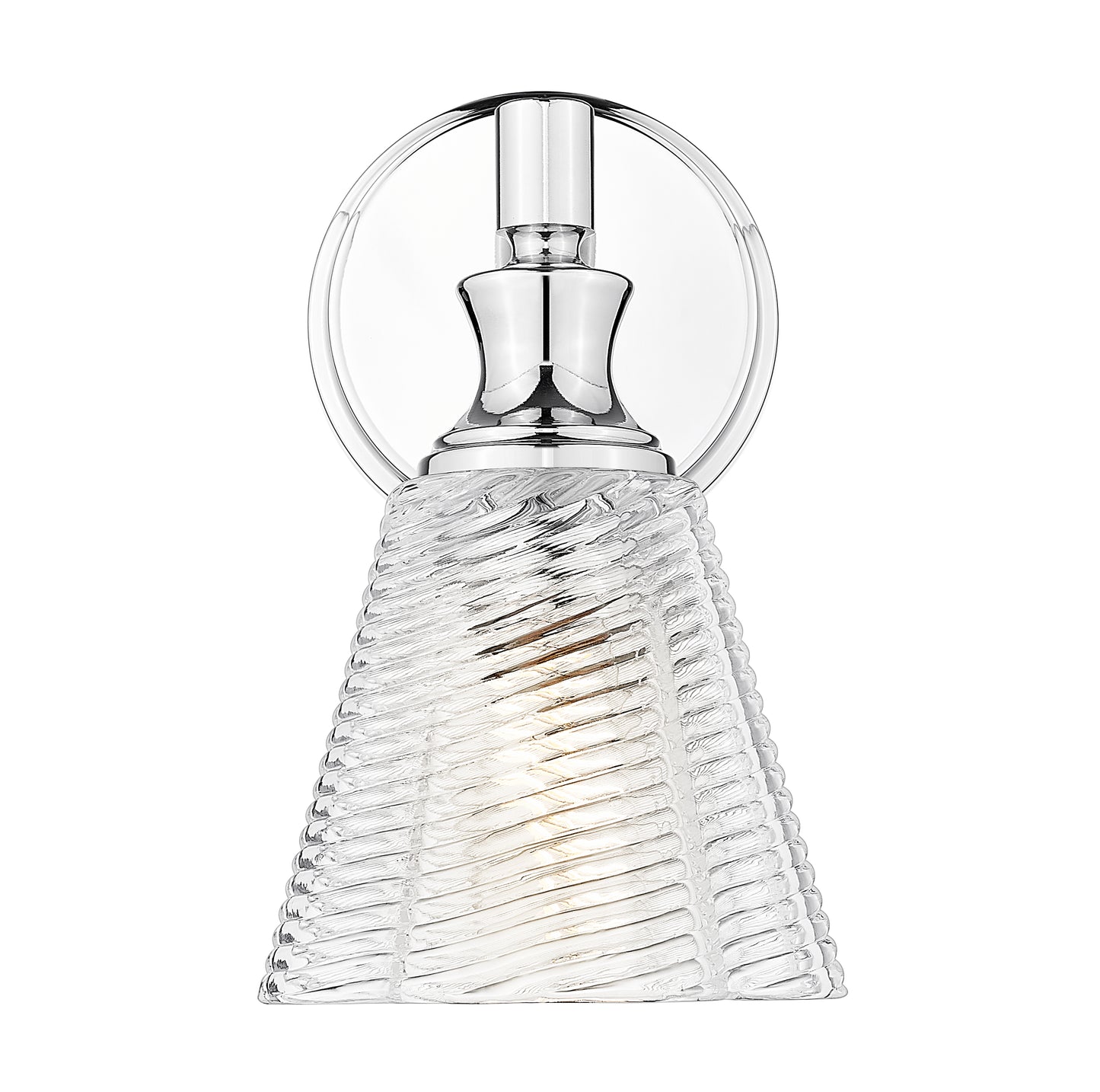 7704-1S-CH - Auden 1 Light Wall 10" Sconce - Chrome