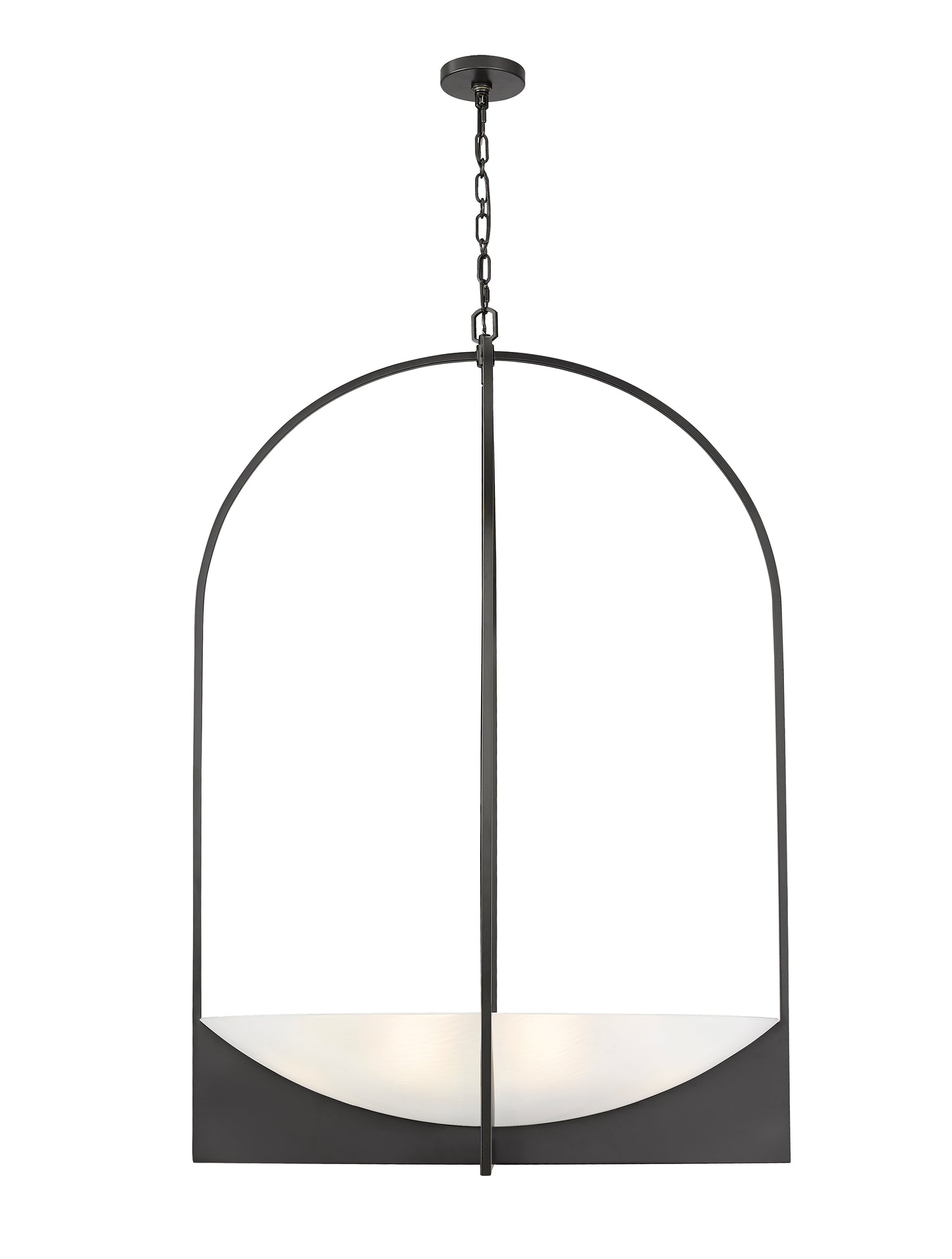 1947-48MB - Devon 8 Light 32" Chandelier - Matte Black