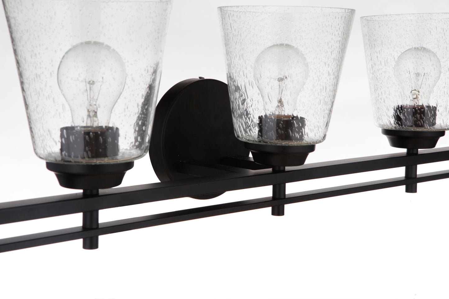 19642FB5 - Drake 5 Light 42" Wide Vanity Light - Flat Black