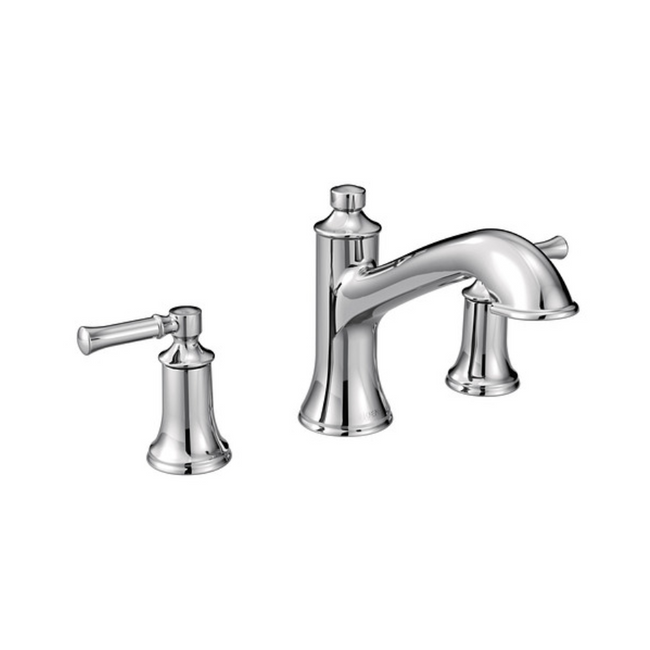 T683 - Dartmoor Two-Handle High Arc Roman Tub Faucet - Chrome