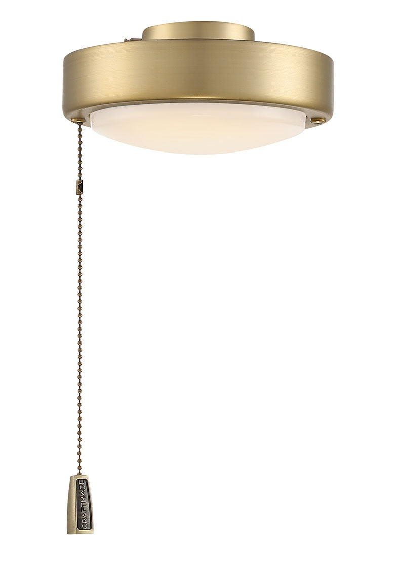 LK2901-SB - 1 Light Universal LED Disk Light Kit in Satin Brass
