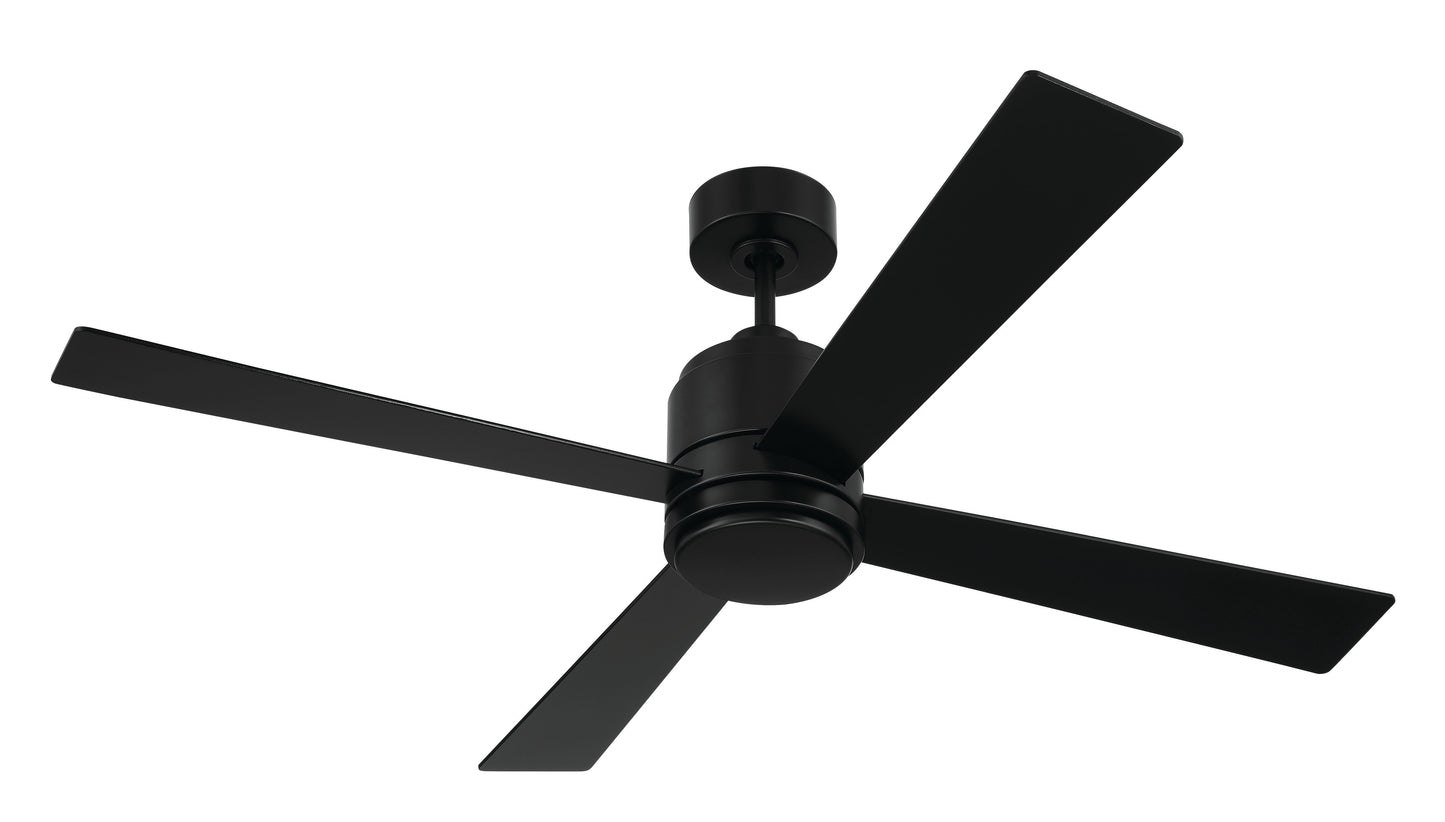 MCY52FB4 - McCoy 52 4 Blade 52" 4 Blade Ceiling Fan with Light Kit - Flat Black