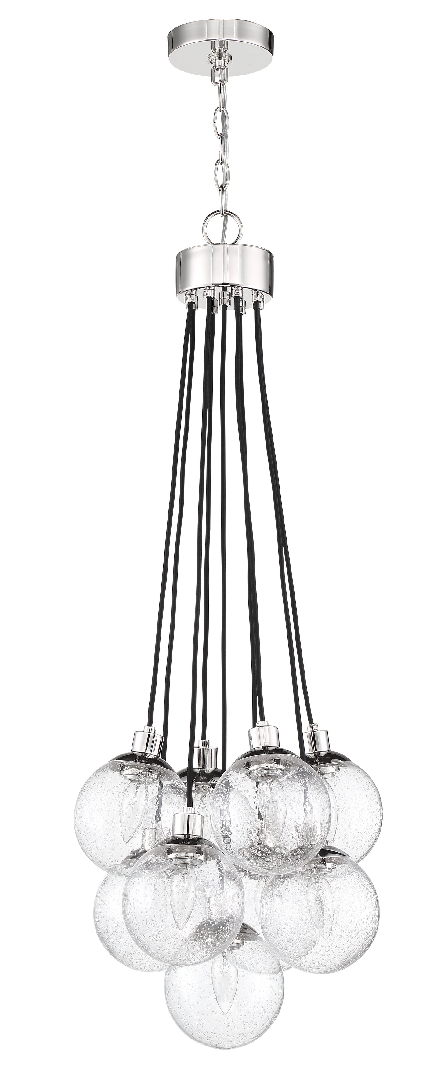 53399-CH - Que 9 Light 16" Wide Pendant - Chrome