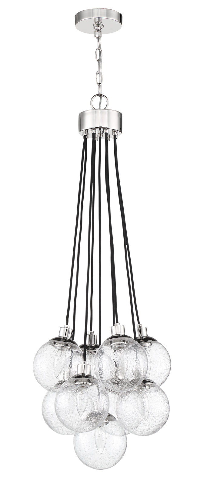 53399-CH - Que 9 Light 16" Wide Pendant - Chrome