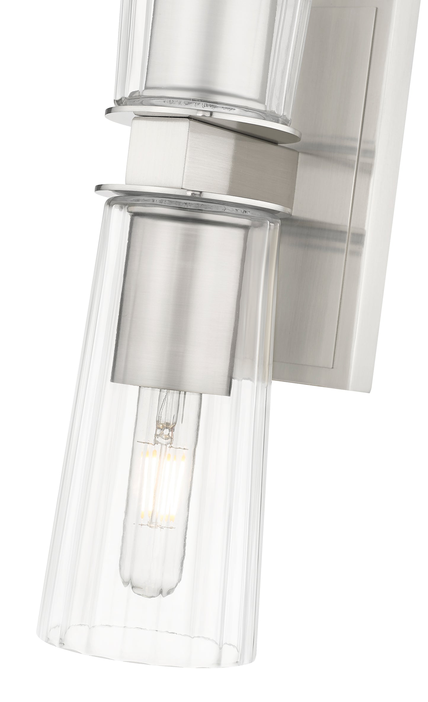 826-2S-BN - Titus 2 Light Wall 18" Sconce - Brushed Nickel