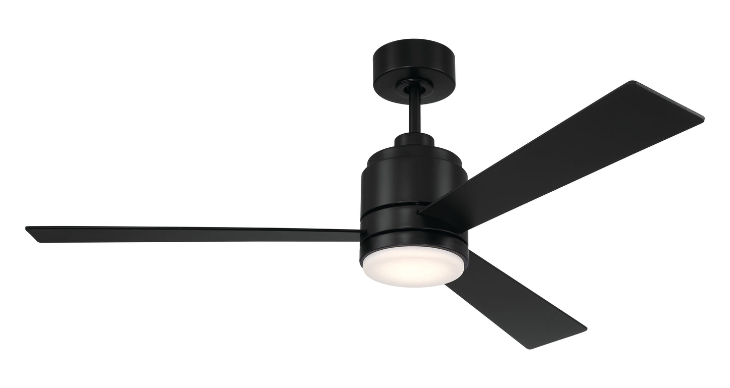 MCY52FB3 - McCoy 3 Blade 52" 3 Blade Ceiling Fan with Light Kit - Flat Black