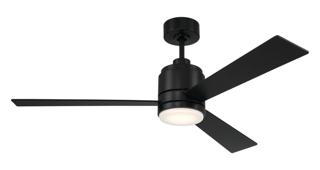 MCY52FB3 - McCoy 3 Blade 52" 3 Blade Ceiling Fan with Light Kit - Flat Black