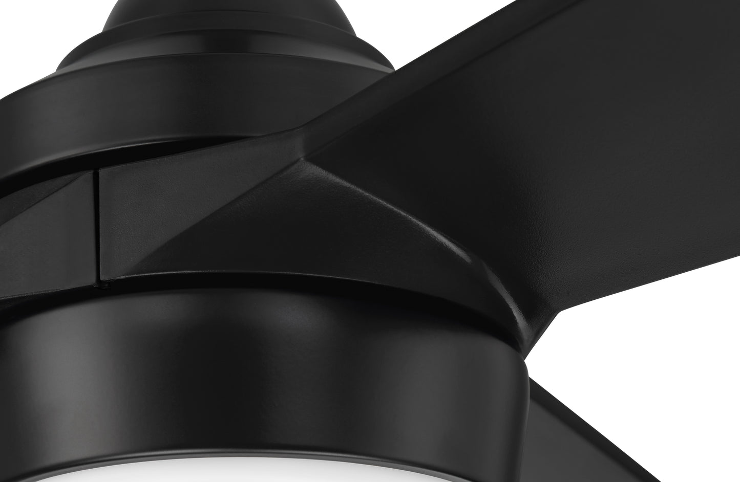 STL60FB3-NWF - Sterling 60" 3 Blade Indoor Outdoor Ceiling Fan with Light Kit - Flat Black