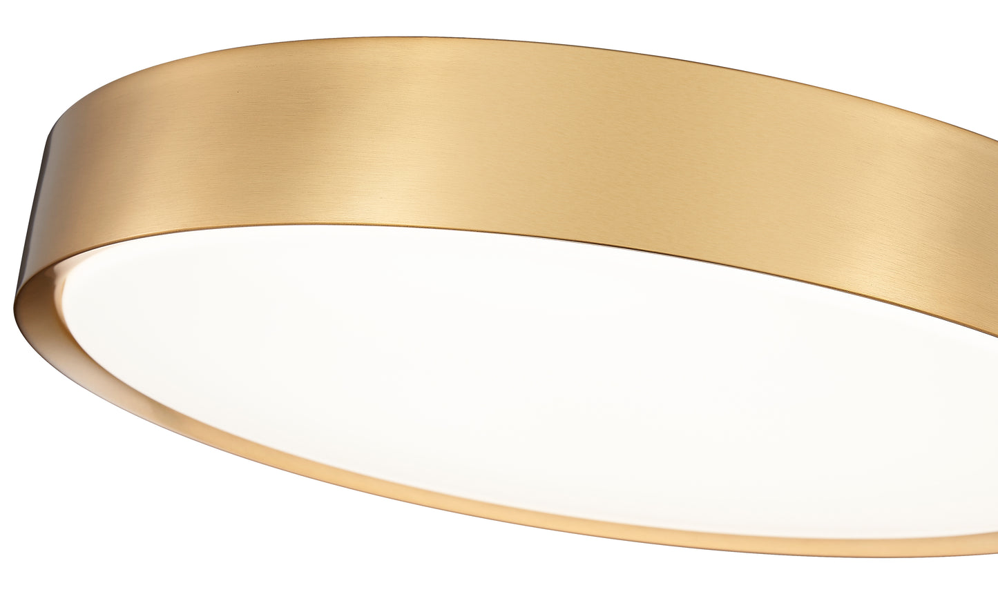 1014F20-MGLD-LED - Kawan 1 Light Flush 20" Mount - Modern Gold