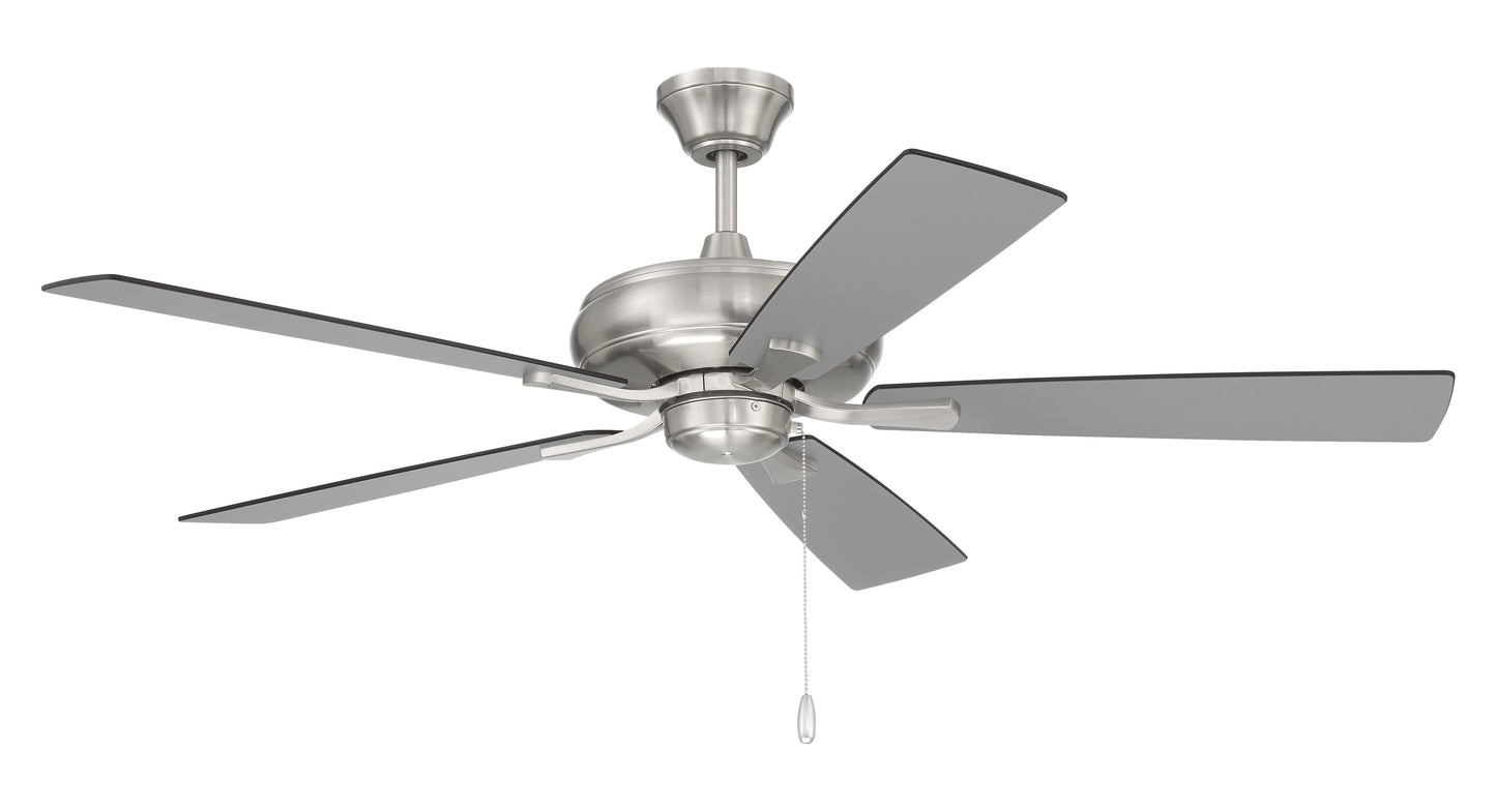 ECF52BNK5-BNGW - Eos 52" 5 Blade Ceiling Fan with Light Kit - Brushed Nickel