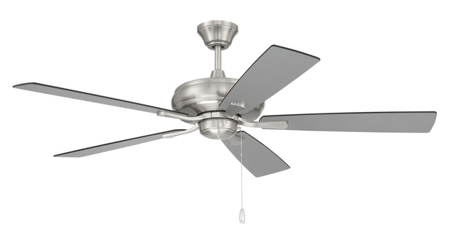 ECF52BNK5-BNGW - Eos 52" 5 Blade Ceiling Fan with Light Kit - Brushed Nickel