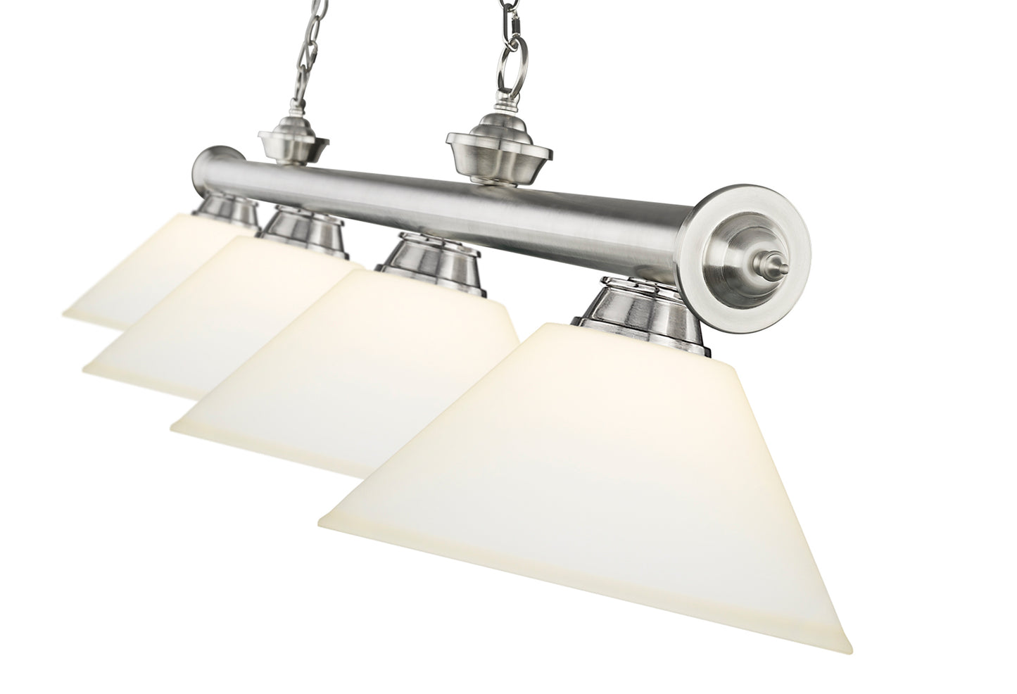 2306-4BN-AMO14 - Cordon 4 Light 81" Billiard - Brushed Nickel