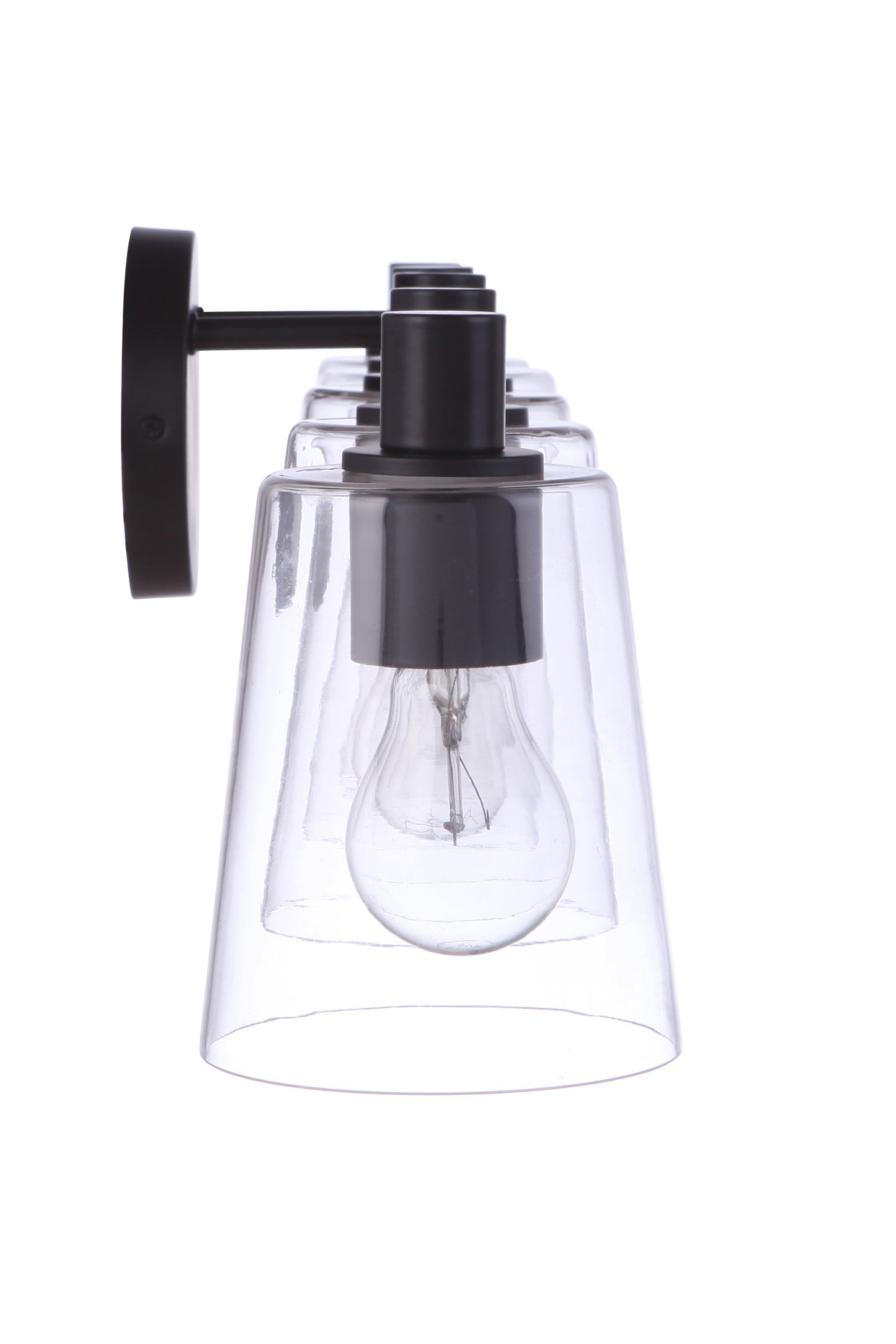12642FB5 - Emilio 5 Light 42" Wide Vanity Light - Flat Black