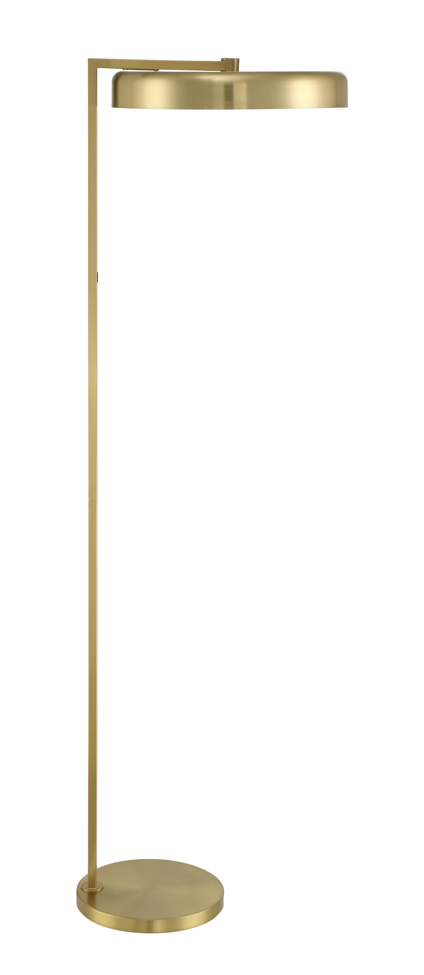 87025SB-F - Keeva 1 Light 57" High Floor Lamp - Satin Brass