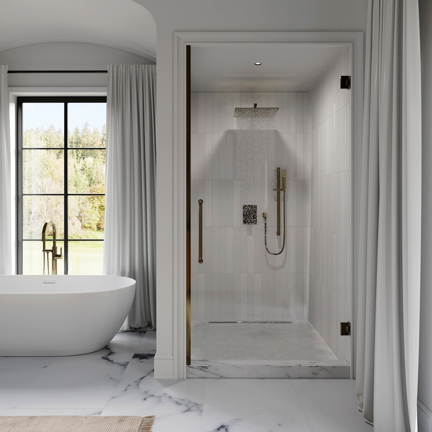 EMBY-BTF-PG - Autograph Edition Emerald Bay Bath Tub Filler in Polished Gold