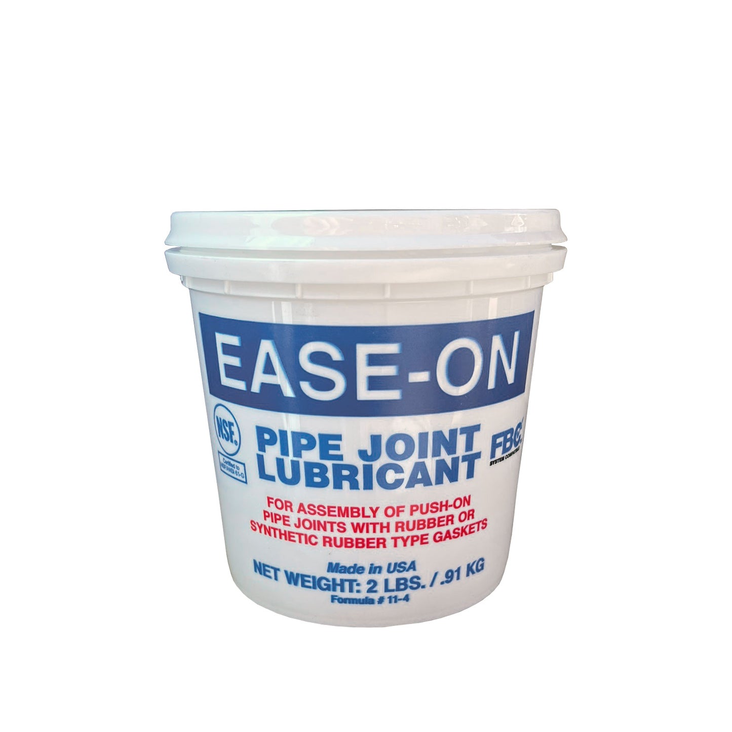 Ease-On Water Dispersible Pipe Joint Lubricant - 2 lbs