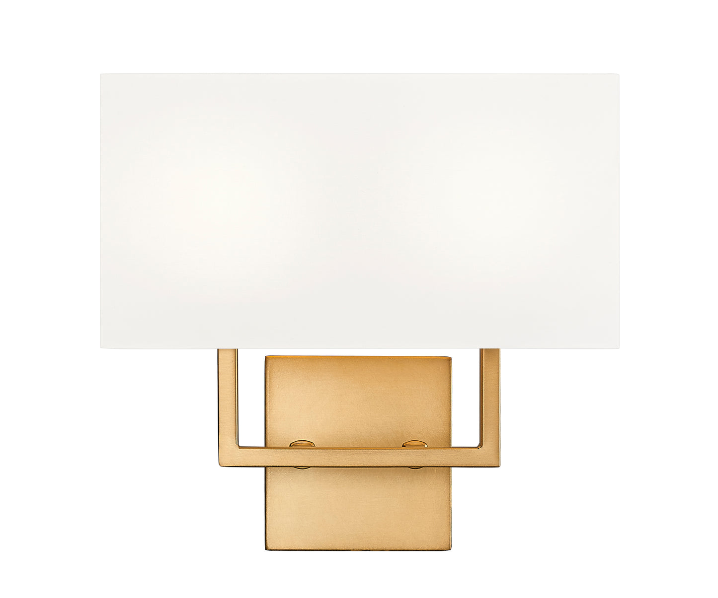 815-2S-RB - Saxon 2 Light Wall 11" Sconce - Rubbed Brass