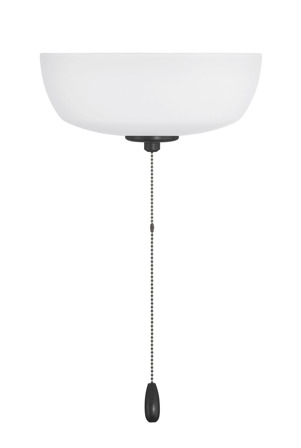 LK2601-2LWF-FB - 2 Light Bowl Light Kit in Flat Black (White Frost Glass)
