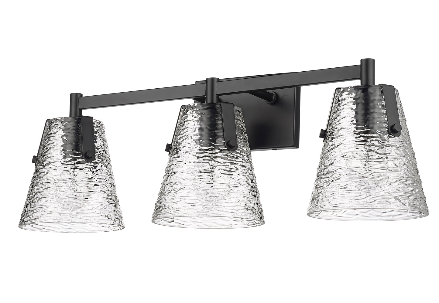1101-3V-MB - Analia 3 Light 26" Vanity - Matte Black