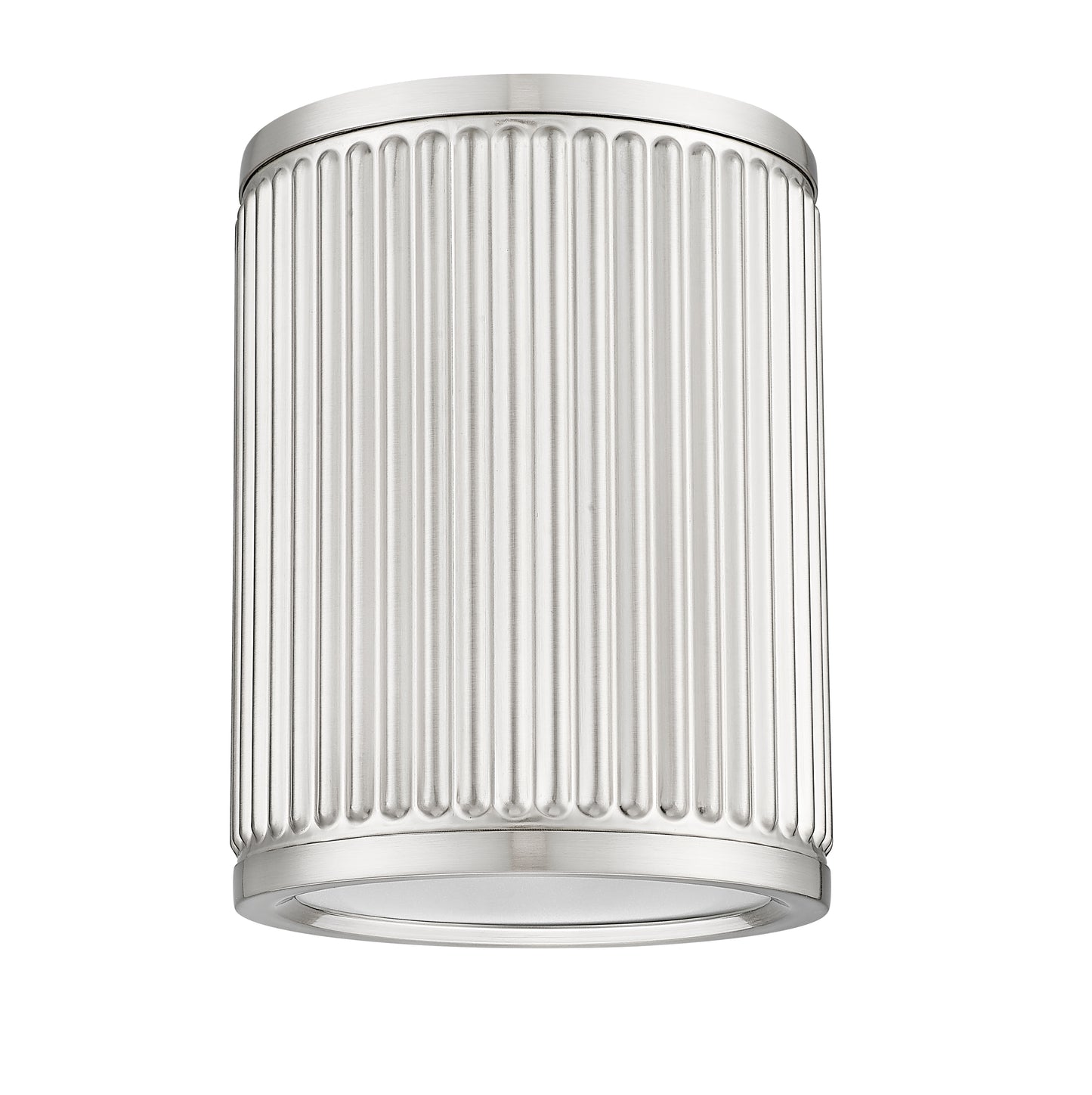 1013F6-BN-LED - Stari 1 Light Flush 6" Mount - Brushed Nickel