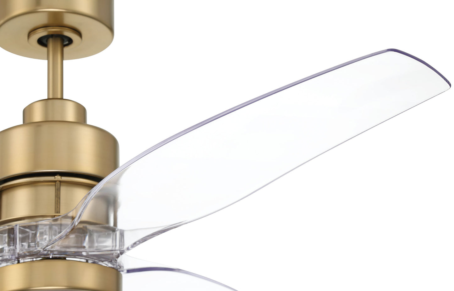 SON52SB3-CAP-NWF - Sonnet WiFi 52" Ceiling Fan no Wifi 52" 3 Blade Ceiling Fan with Light Kit - Satin Brass