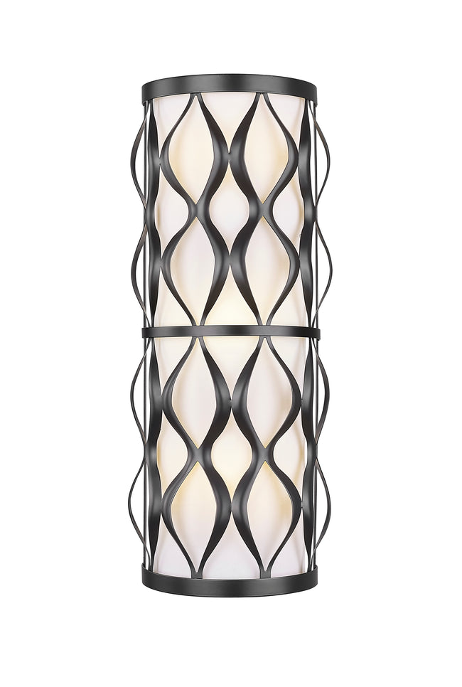1948-3S-MB - Harden 3 Light Wall 22" Sconce - Matte Black