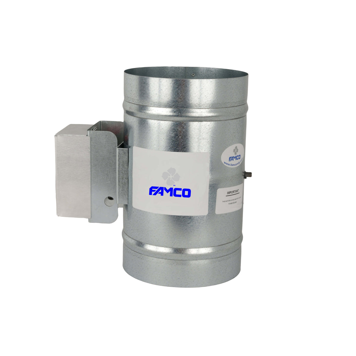 ADC424 - Shut-off Damper for Circular Ducts - 4"