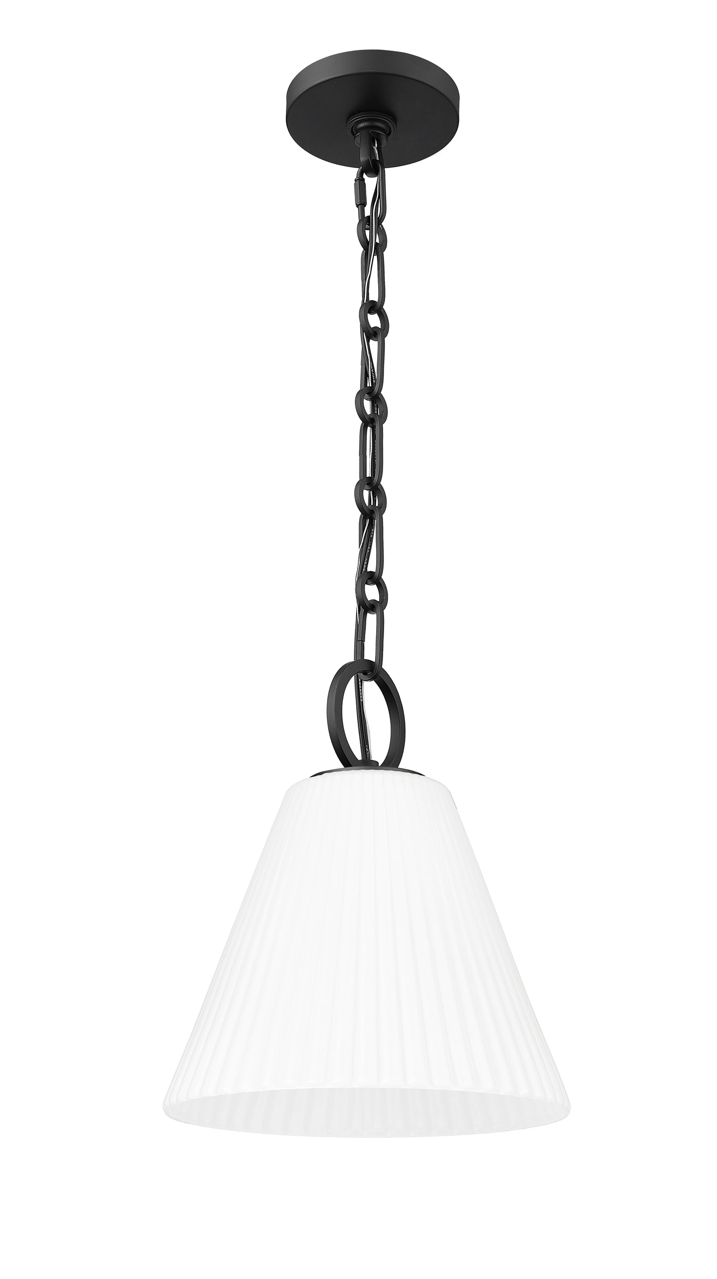3042P10-MB - Alaric 1 Light 10" Pendant - Matte Black