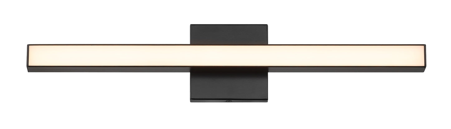 10124FB-LED - Trim 1 Light 24" Wide LED Vanity Light - Flat Black