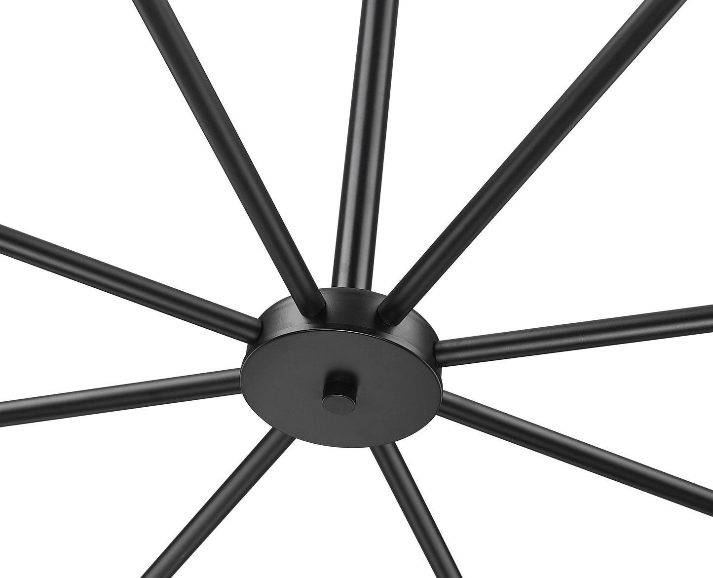 7004-8MB - Oren 8 Light 42" Chandelier - Matte Black