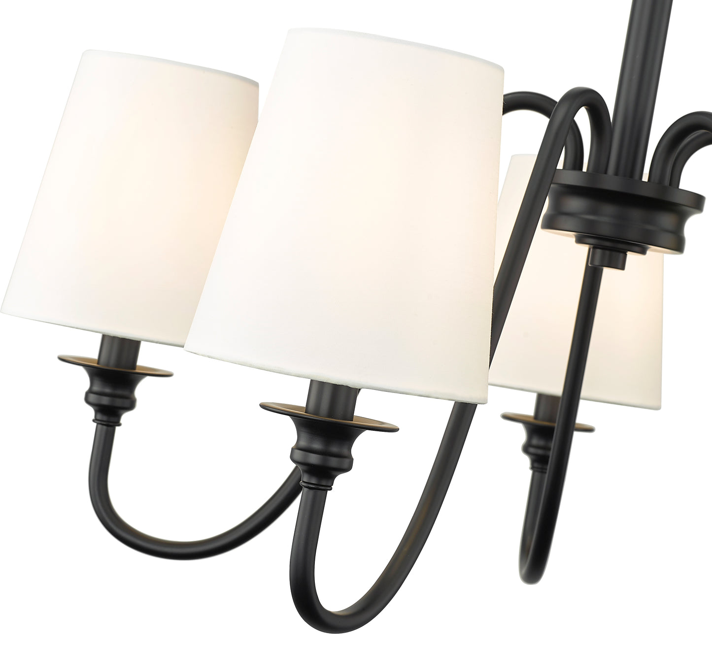 7509-5-26MB - Gianna 5 Light 26" Chandelier - Matte Black