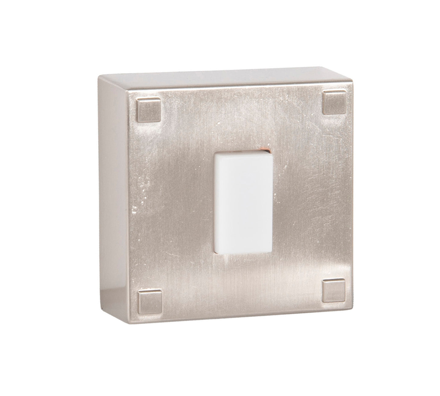 PB5015-BNK - Push Button-Surface Mount 1 Light 2.36" Wide Chime Button - Brushed Nickel